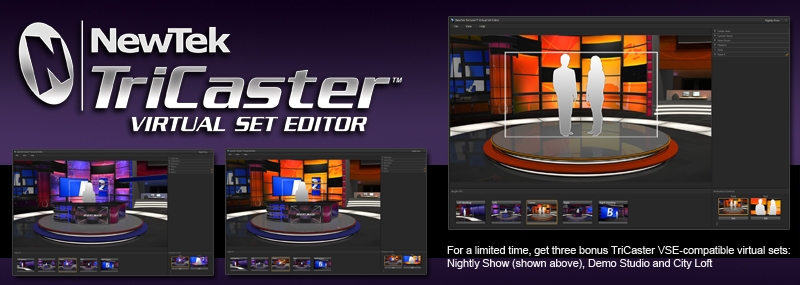 Newtek virtual set editor